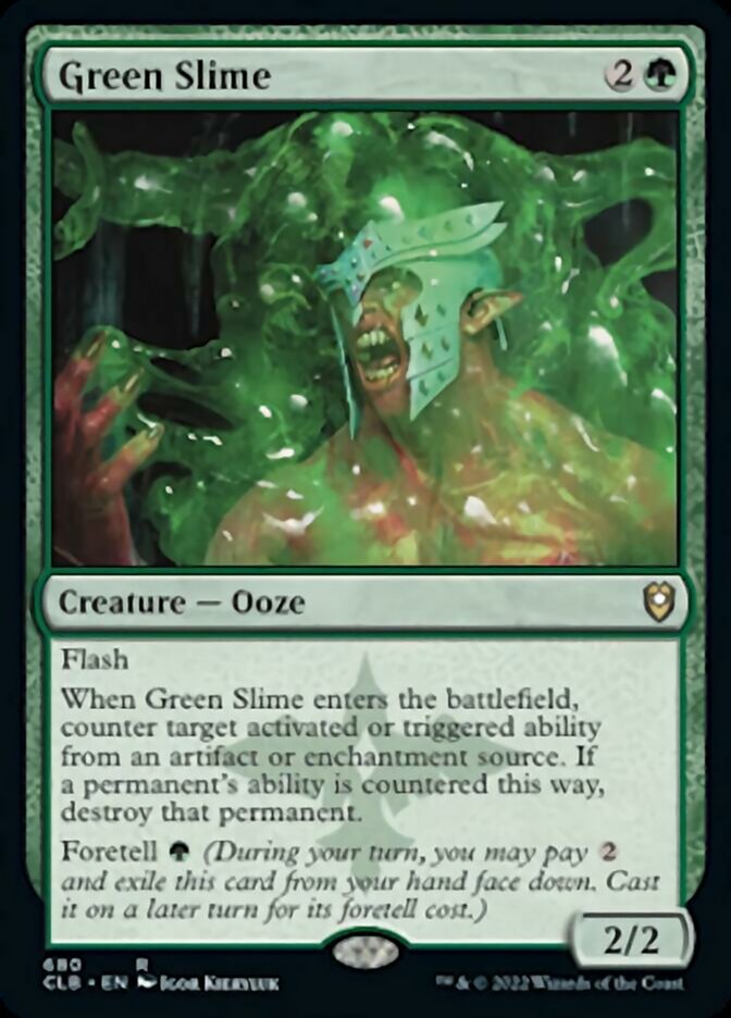 Green Slime [Commander Legends: Battle for Baldur's Gate] | Gam3 Escape