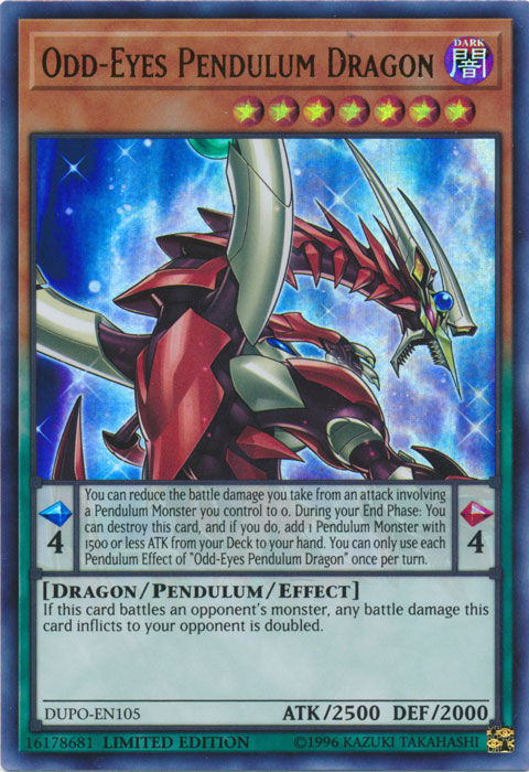 Odd-Eyes Pendulum Dragon [DUPO-EN105] Ultra Rare | Gam3 Escape