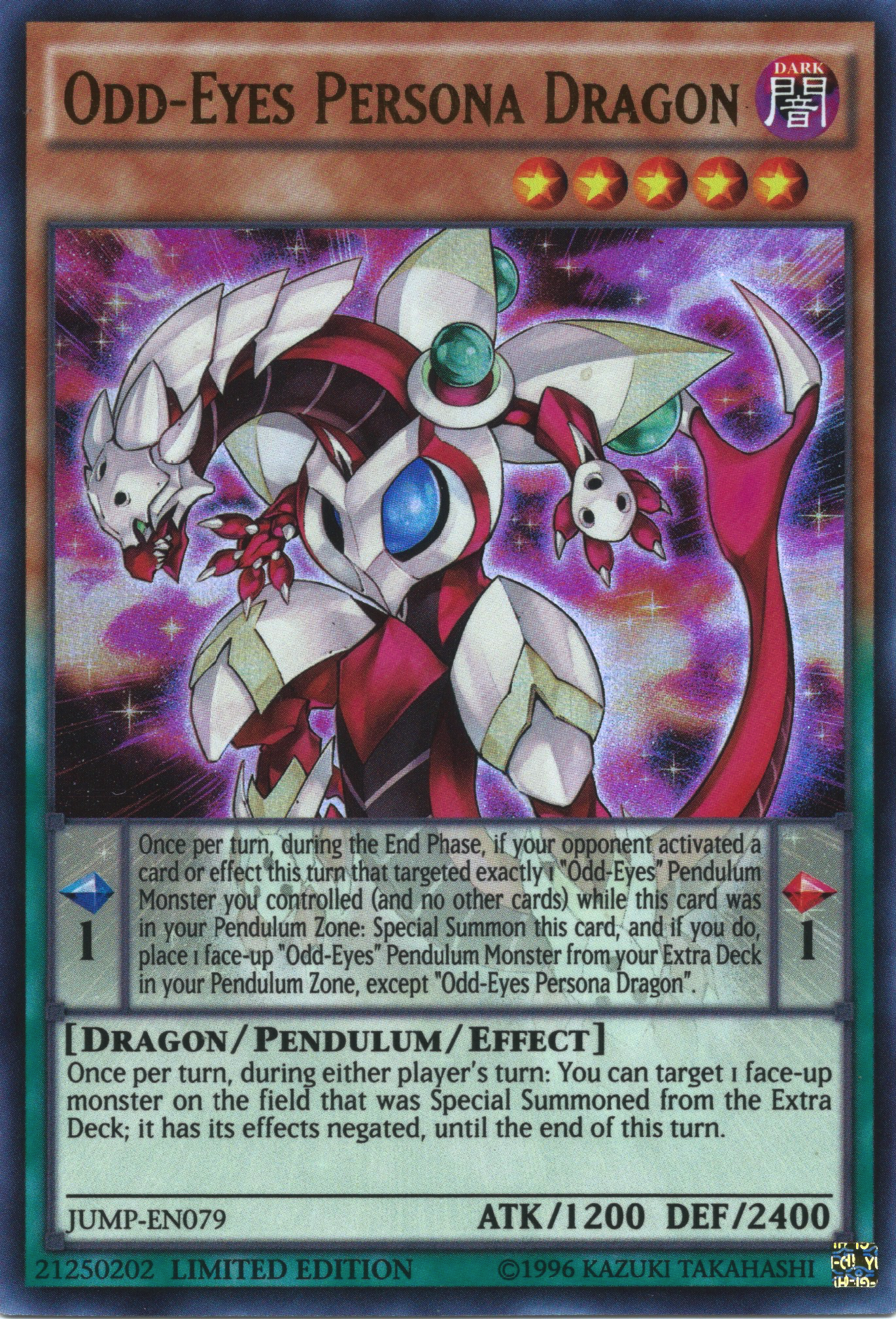 Odd-Eyes Persona Dragon [JUMP-EN079] Ultra Rare | Gam3 Escape