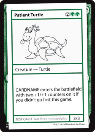 Patient Turtle (2021 Edition) [Mystery Booster Playtest Cards] | Gam3 Escape
