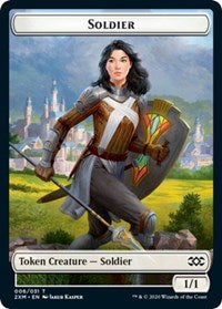 Soldier // Squirrel Double-sided Token [Double Masters Tokens] | Gam3 Escape