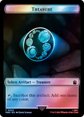 Alien Angel // Treasure (0063) Double-Sided Token (Surge Foil) [Doctor Who Tokens] | Gam3 Escape