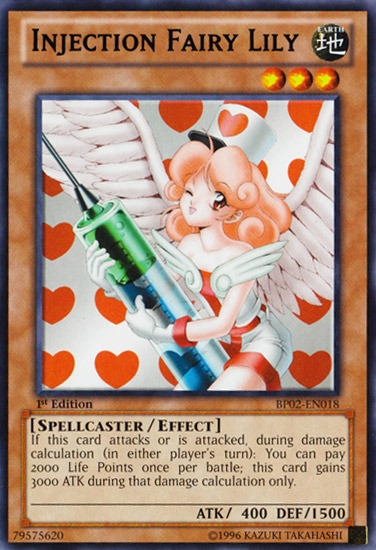 Injection Fairy Lily [BP02-EN018] Rare | Gam3 Escape