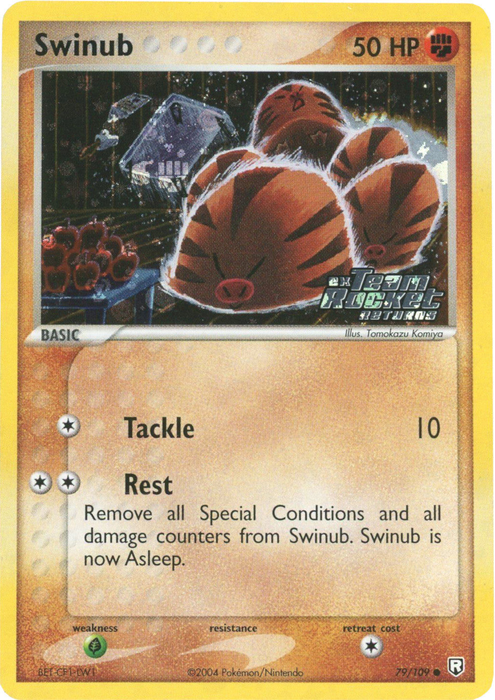 Swinub (79/109) (Stamped) [EX: Team Rocket Returns] | Gam3 Escape