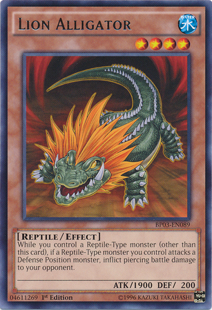 Lion Alligator [BP03-EN089] Rare | Gam3 Escape