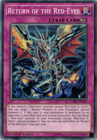 Return of the Red-Eyes [CORE-EN072] Common | Gam3 Escape