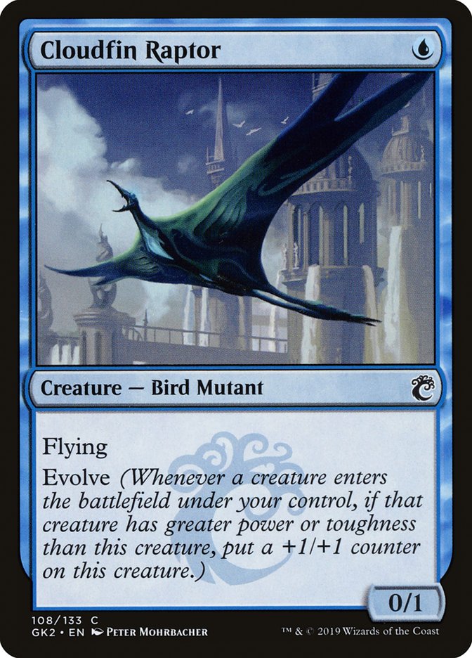 Cloudfin Raptor [Ravnica Allegiance Guild Kit] | Gam3 Escape