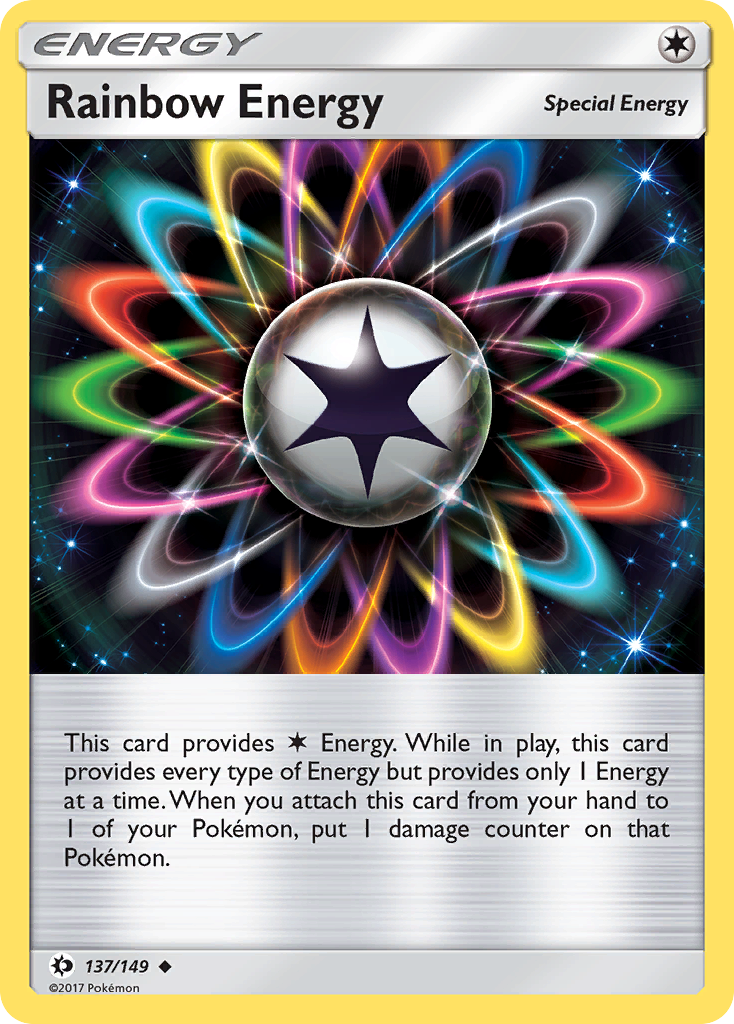 Rainbow Energy (137/149) [Sun & Moon: Base Set] | Gam3 Escape