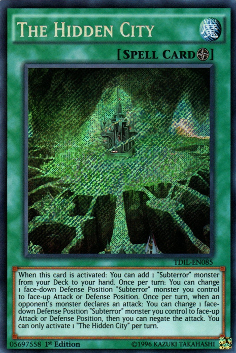 The Hidden City [TDIL-EN085] Secret Rare | Gam3 Escape