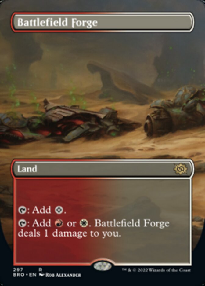 Battlefield Forge (Borderless Alternate Art) [The Brothers' War] | Gam3 Escape