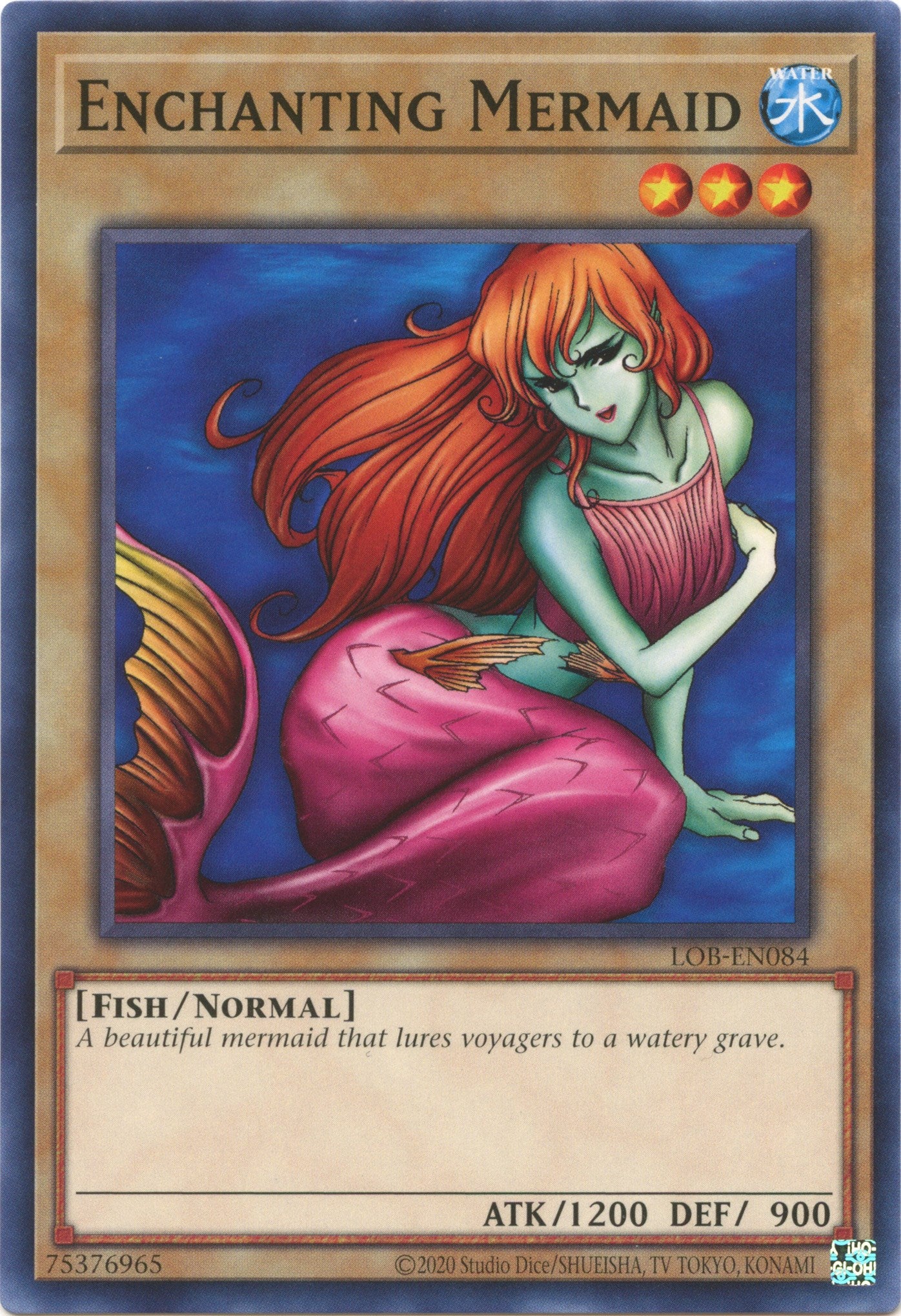 Enchanting Mermaid (25th Anniversary) [LOB-EN084] Common | Gam3 Escape