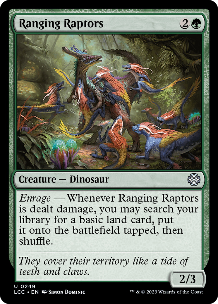 Ranging Raptors [The Lost Caverns of Ixalan Commander] | Gam3 Escape