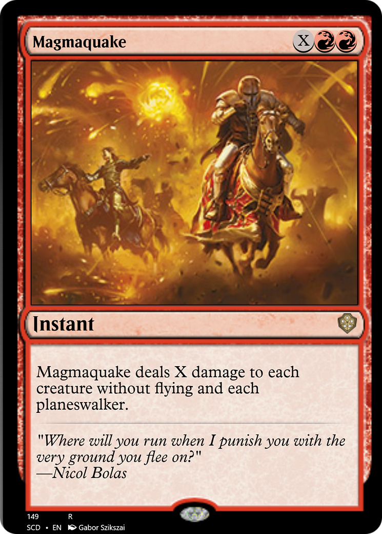 Magmaquake [Starter Commander Decks] | Gam3 Escape