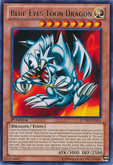 Blue-Eyes Toon Dragon [LCYW-EN103] Rare | Gam3 Escape