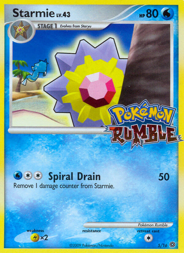 Starmie (5/16) [Pokémon Rumble] | Gam3 Escape