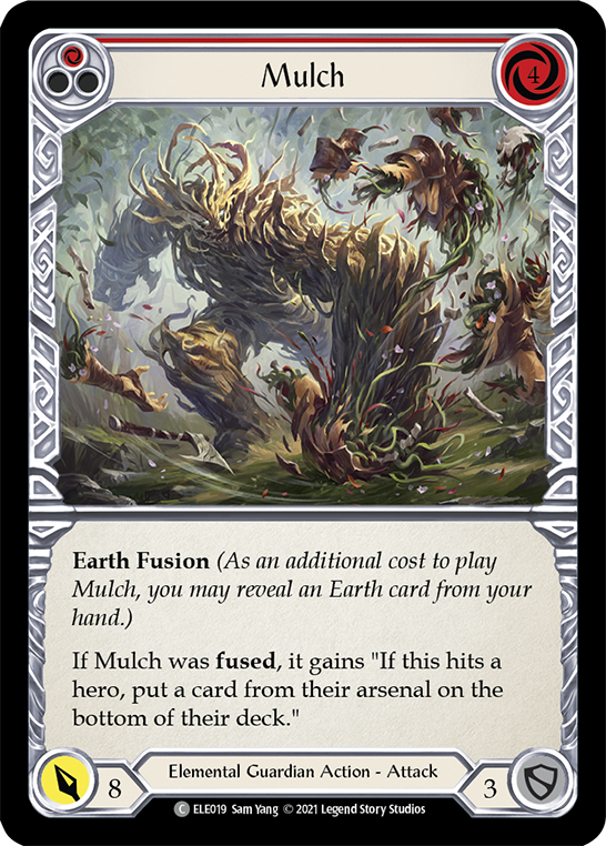 Mulch (Red) [ELE019] (Tales of Aria)  1st Edition Rainbow Foil | Gam3 Escape