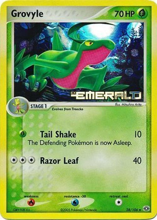 Grovyle (28/106) (Stamped) [EX: Emerald] | Gam3 Escape