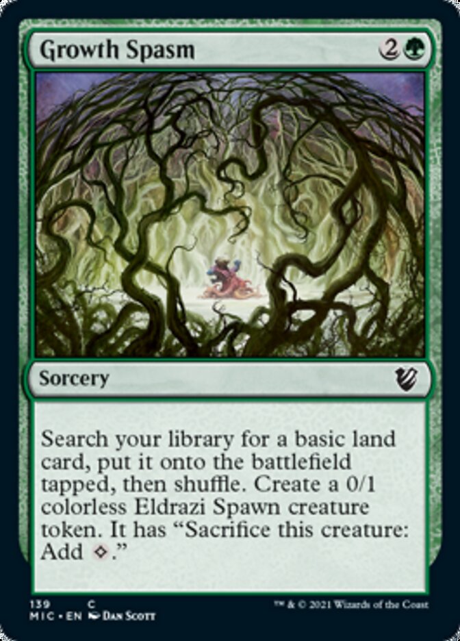 Growth Spasm [Innistrad: Midnight Hunt Commander] | Gam3 Escape