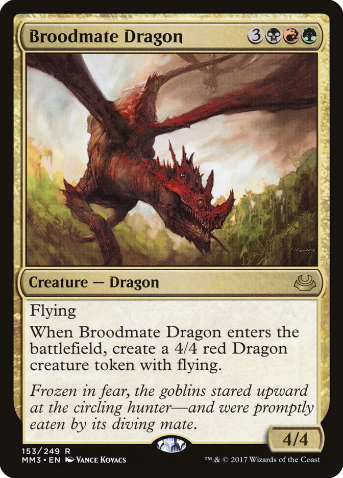 Broodmate Dragon [Modern Masters 2017] | Gam3 Escape