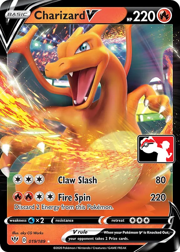 Charizard V (019/189) [Prize Pack Series One] | Gam3 Escape