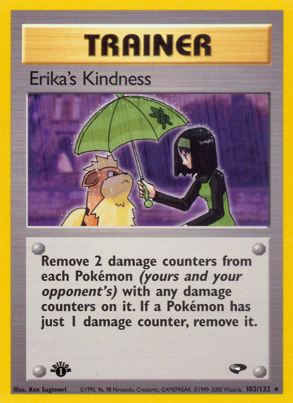 Erika's Kindness (103/132) [Gym Challenge 1st Edition] | Gam3 Escape