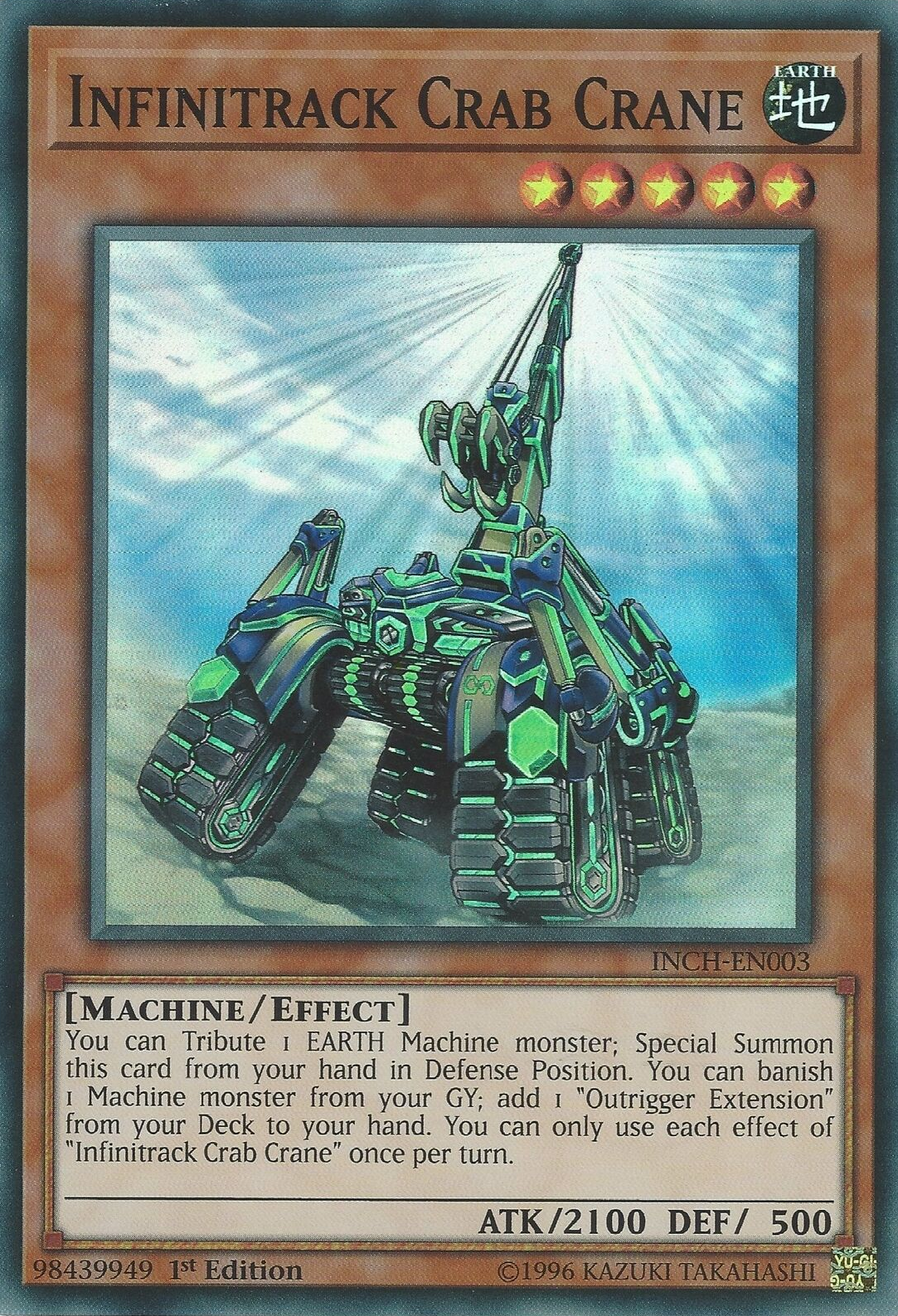 Infinitrack Crab Crane [INCH-EN003] Super Rare | Gam3 Escape