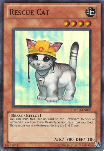 Rescue Cat [TU03-EN002] Super Rare | Gam3 Escape