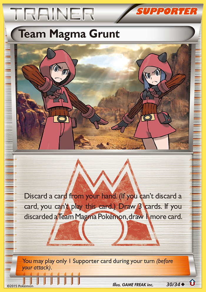 Team Magma Grunt (30/34) [XY: Double Crisis] | Gam3 Escape