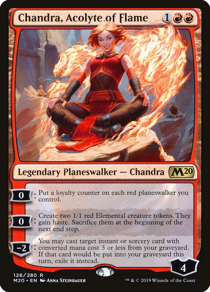 Chandra, Acolyte of Flame [Core Set 2020] | Gam3 Escape