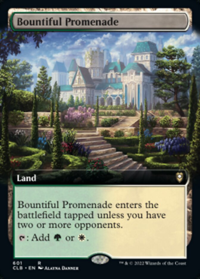 Bountiful Promenade (Extended Art) [Commander Legends: Battle for Baldur's Gate] | Gam3 Escape