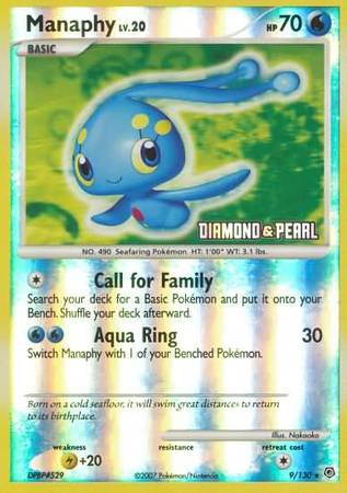 Manaphy (9/130) [Burger King Promos: 2008 Collection] | Gam3 Escape