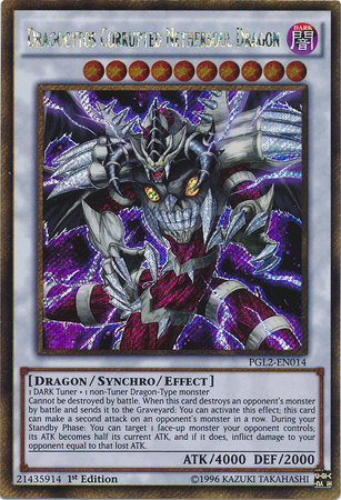Dragocytos Corrupted Nethersoul Dragon [PGL2-EN014] Gold Secret Rare | Gam3 Escape