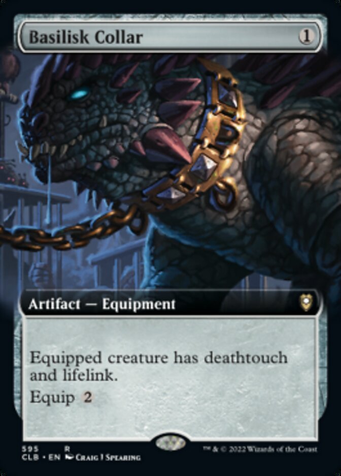 Basilisk Collar (Extended Art) [Commander Legends: Battle for Baldur's Gate] | Gam3 Escape