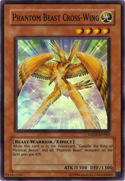 Phantom Beast Cross-Wing [GX02-EN001] Super Rare | Gam3 Escape