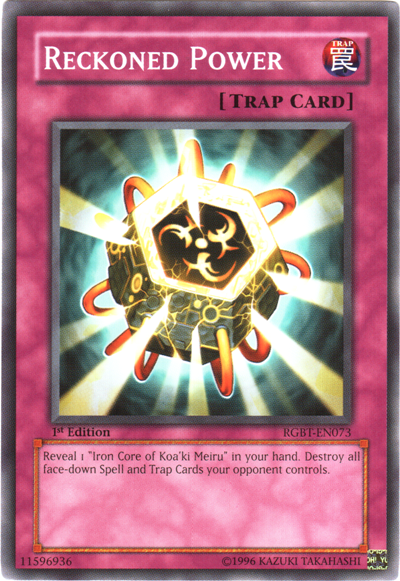 Reckoned Power [RGBT-EN073] Common | Gam3 Escape
