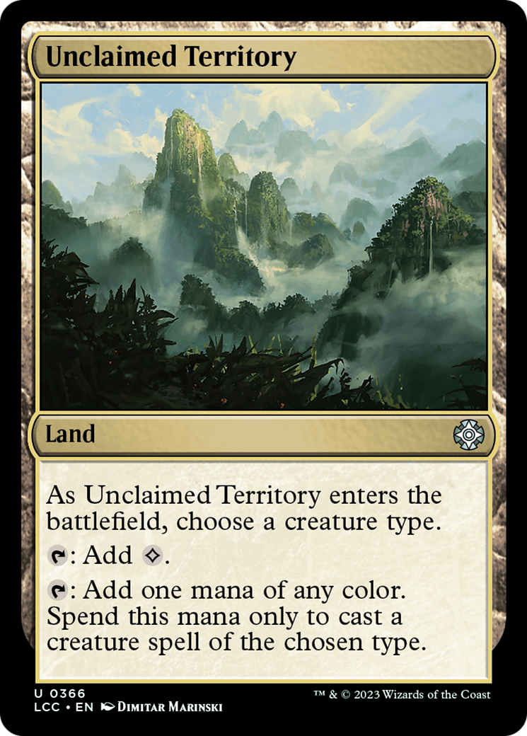 Unclaimed Territory [The Lost Caverns of Ixalan Commander] | Gam3 Escape