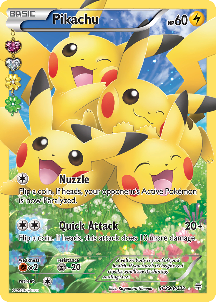 Pikachu (RC29/RC32) [XY: Generations] | Gam3 Escape