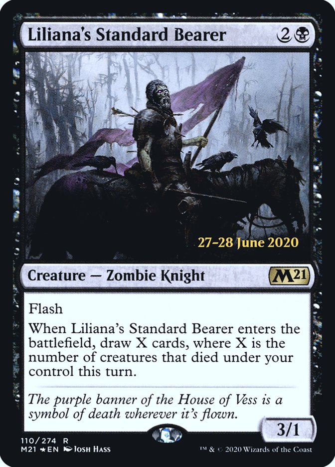 Liliana's Standard Bearer  [Core Set 2021 Prerelease Promos] | Gam3 Escape