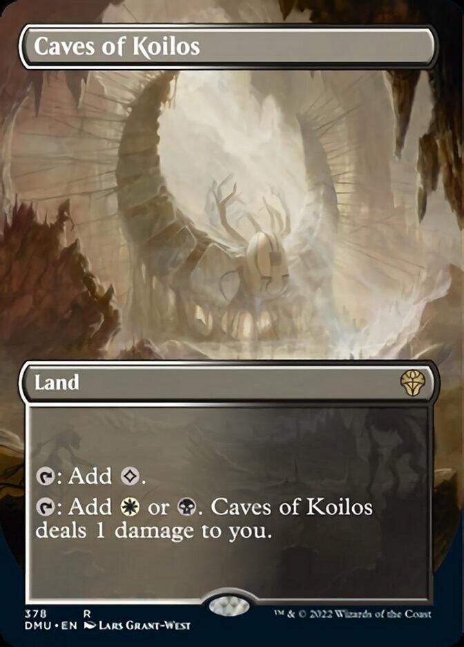 Caves of Koilos (Borderless Alternate Art) [Dominaria United] | Gam3 Escape