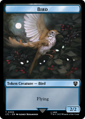 Elf Warrior // Bird Double Sided Token [The Lord of the Rings: Tales of Middle-Earth Commander Tokens] | Gam3 Escape