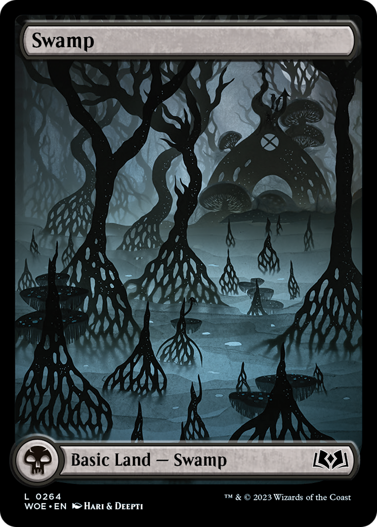 Swamp (264) (Full-Art) [Wilds of Eldraine] | Gam3 Escape