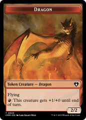 Servo // Dragon (0020) Double-Sided Token [Commander Masters Tokens] | Gam3 Escape