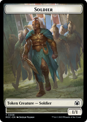 Soldier // Insect Double-Sided Token [March of the Machine Commander Tokens] | Gam3 Escape