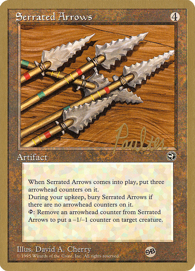 Serrated Arrows (Preston Poulter) (SB) [Pro Tour Collector Set] | Gam3 Escape