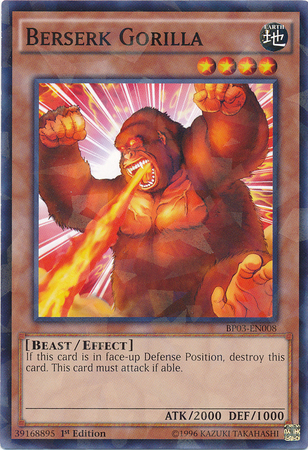 Berserk Gorilla (Shatterfoil) [BP03-EN008] Rare | Gam3 Escape