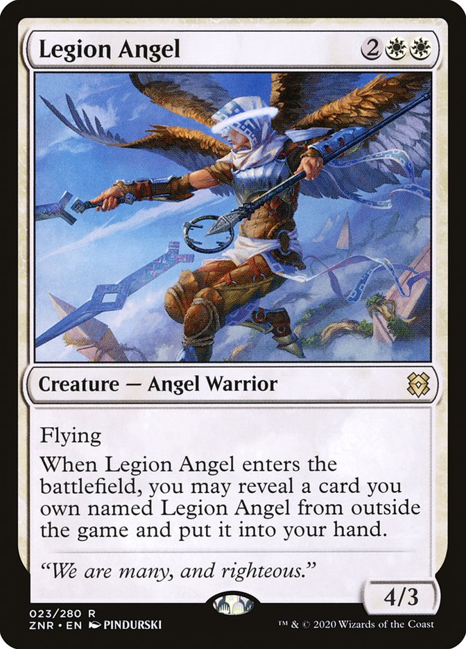 Legion Angel [Zendikar Rising] | Gam3 Escape