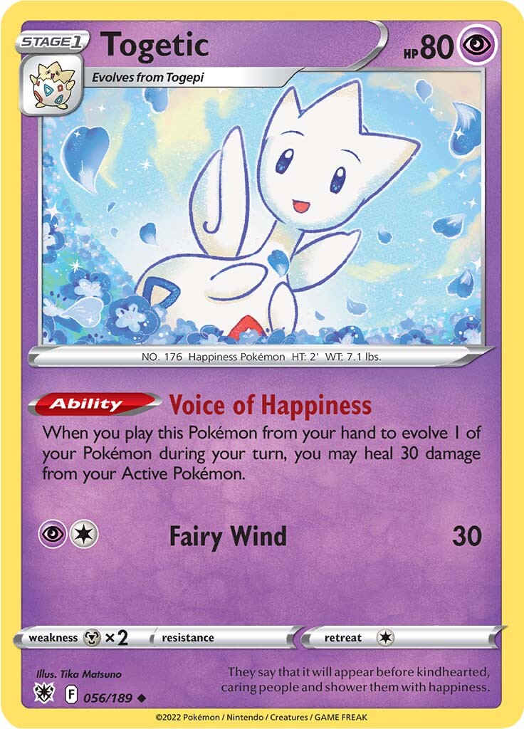 Togetic (056/189) [Sword & Shield: Astral Radiance] | Gam3 Escape