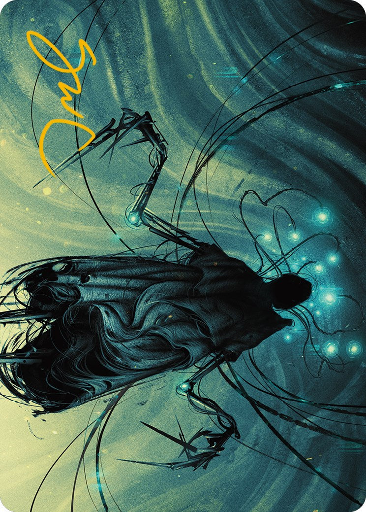 Ichor Synthesizer Art Card (Gold-Stamped Signature) [Phyrexia: All Will Be One Art Series] | Gam3 Escape