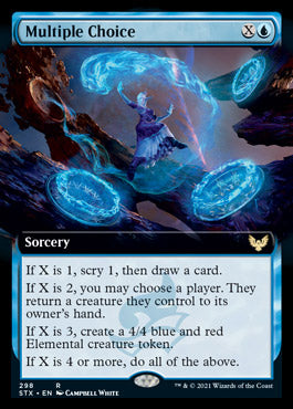 Multiple Choice (Extended) [Strixhaven: School of Mages] | Gam3 Escape