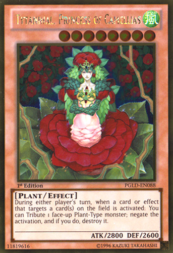 Tytannial, Princess of Camellias [PGLD-EN088] Gold Rare | Gam3 Escape